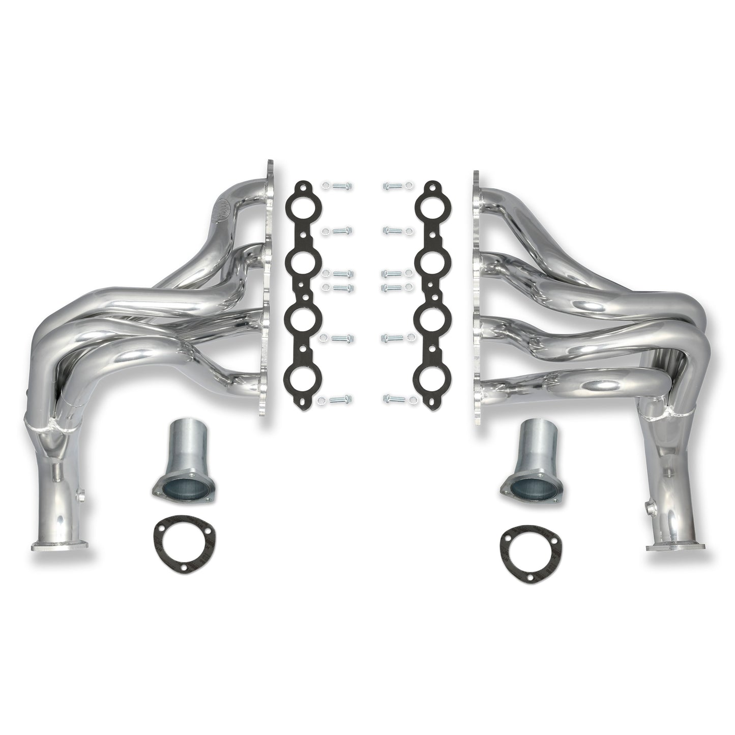 1962-67 Chevy II 1 3/4" Stainless Steel Fenderwell Header with Metallic Ceramic Coating