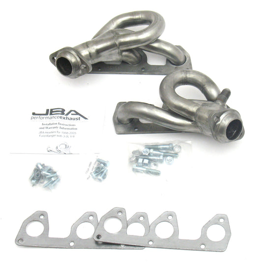 JBA Performance Exhaust 1647S 1 1/2" Header Shorty Stainless Steel 98-01 Ford Ranger 3.0L V-6