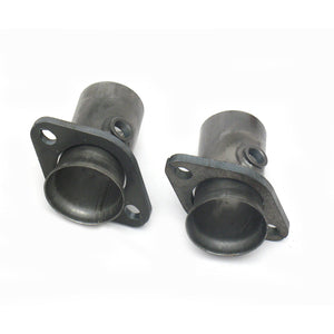 2.5" 409 Series Stainless Steel 2 Bolt Flange Starter Tube with O2 Provision