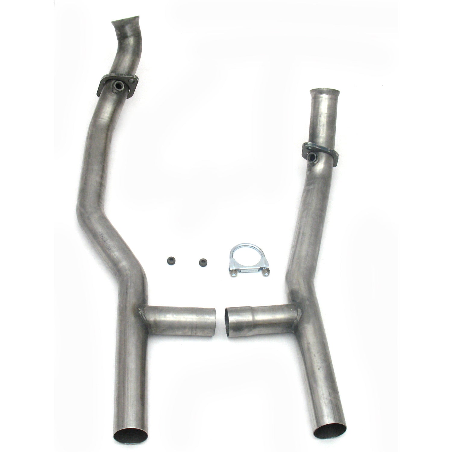 JBA Performance Exhaust 1657SH 2.5" Stainless Steel Mid-Pipe H-Pipe for 1653, 351W AOD Transmission