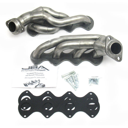 JBA Performance Exhaust 1676S 1 5/8" Header Shorty Stainless Steel 04-10 Ford F-150 5.4L 3 Valve