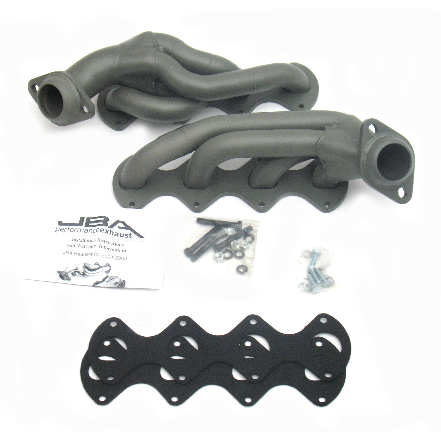 JBA Performance Exhaust 1676SJT 1 5/8" Header Shorty Stainless Steel 04-10 Ford F150 5.4L 3 Valve Titanium Ceramic