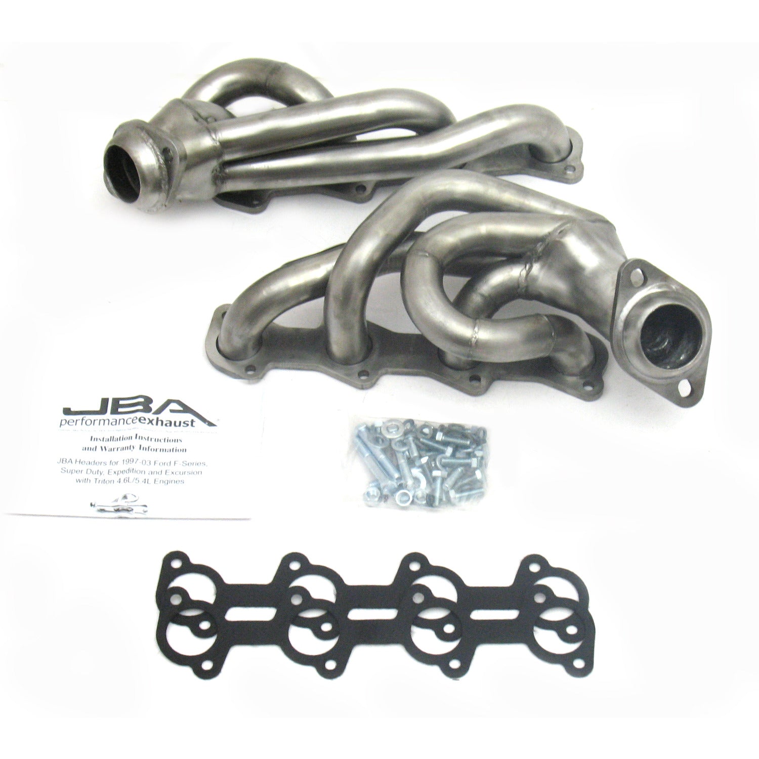 JBA Performance Exhaust 1679S 1 1/2" Header Shorty Stainless Steel 97-03 Ford Truck 5.4L 2V