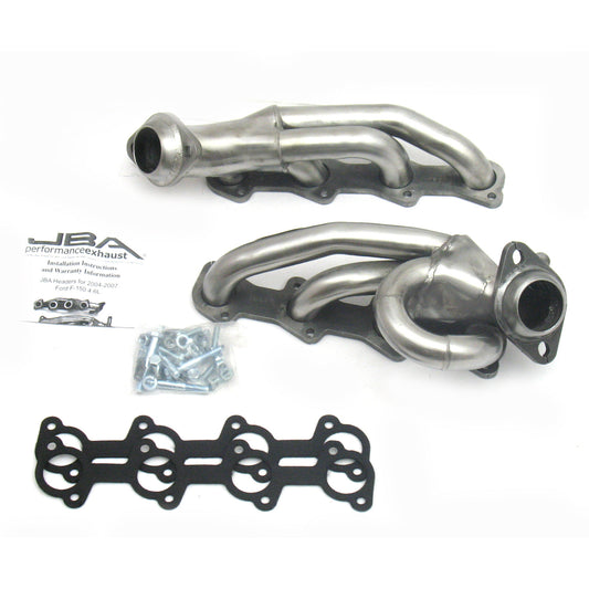 JBA Performance Exhaust 1687S 1 1/2" Header Shorty Stainless Steel 04-08 Ford F-150 4.6L