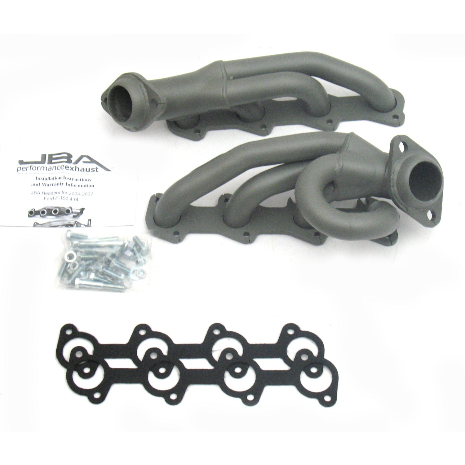 JBA Performance Exhaust 1687SJT 1 1/2" Header Shorty Stainless Steel 04-08 Ford F-150 4.6L Titanium Ceramic