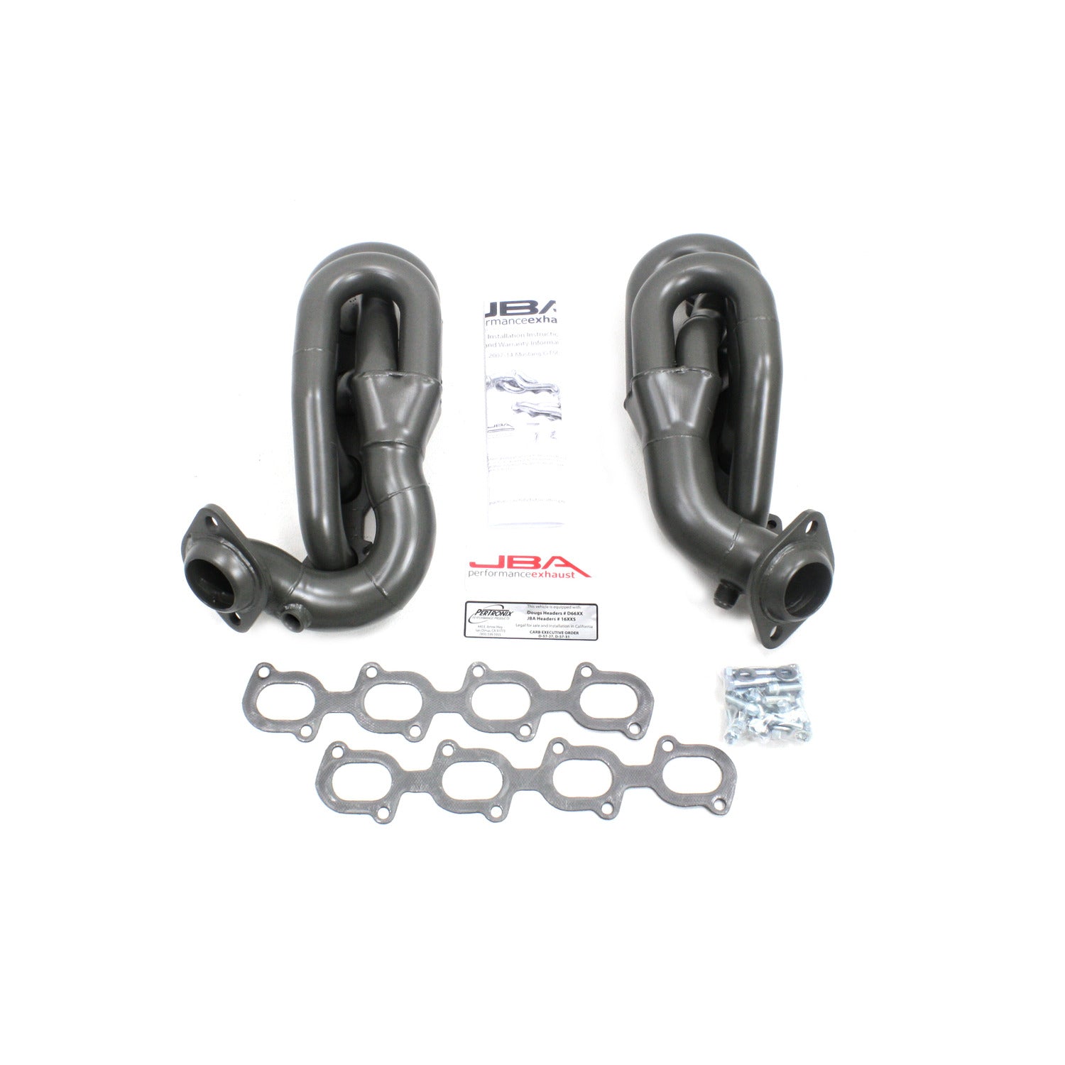 JBA Performance Exhaust 1695SJT Header Shorty Stainless Steel 07-14 Mustang GT-500 5.4/5.8L Titanium Ceramic