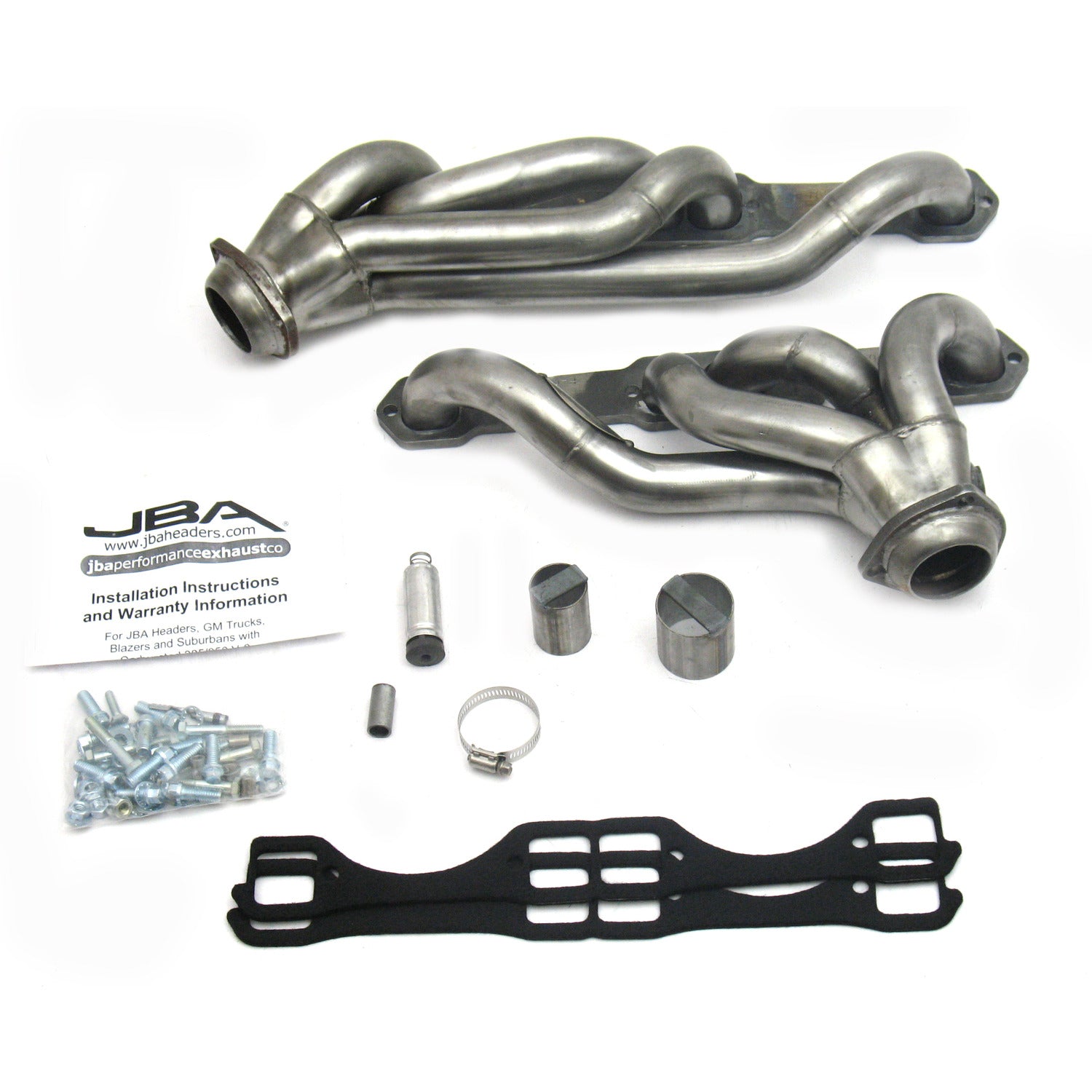 JBA Performance Exhaust 1830S-4 1 5/8" Header Shorty Stainless Steel 87-91 Suburban/Blazer