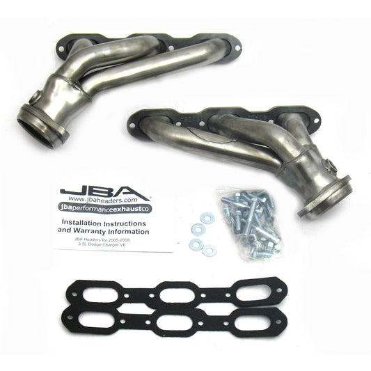 JBA Performance Exhaust 1920S 1 1/2" Header Shorty Stainless Steel 05-10 Dodge Magnum/Charger/300/Challenger 3.5L