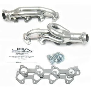 2004-07 Dakota Ram 4.7L 1 1/2" Stainless Steel Shorty Header with Metallic Ceramic Coating