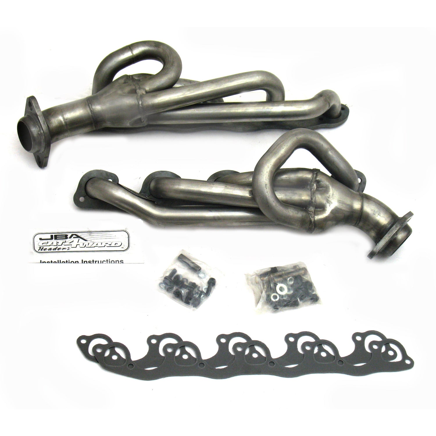 JBA Performance Exhaust 1950S 1 1/2" Header Shorty Stainless Steel 96-02 Dodge Truck 8.0L V10