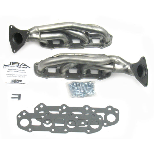 JBA Performance Exhaust 2013S 1 1/2" Header Shorty Stainless Steel 07-09 Toyota Tundra 4.7L