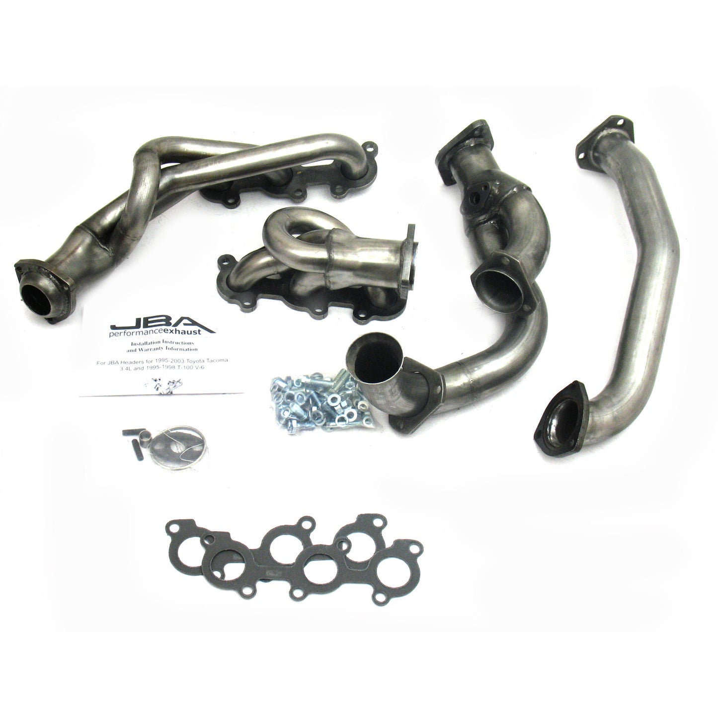 JBA Performance Exhaust 2032S-1 1 1/2" Header Shorty Stainless Steel 95-00 Tacoma 3.4L