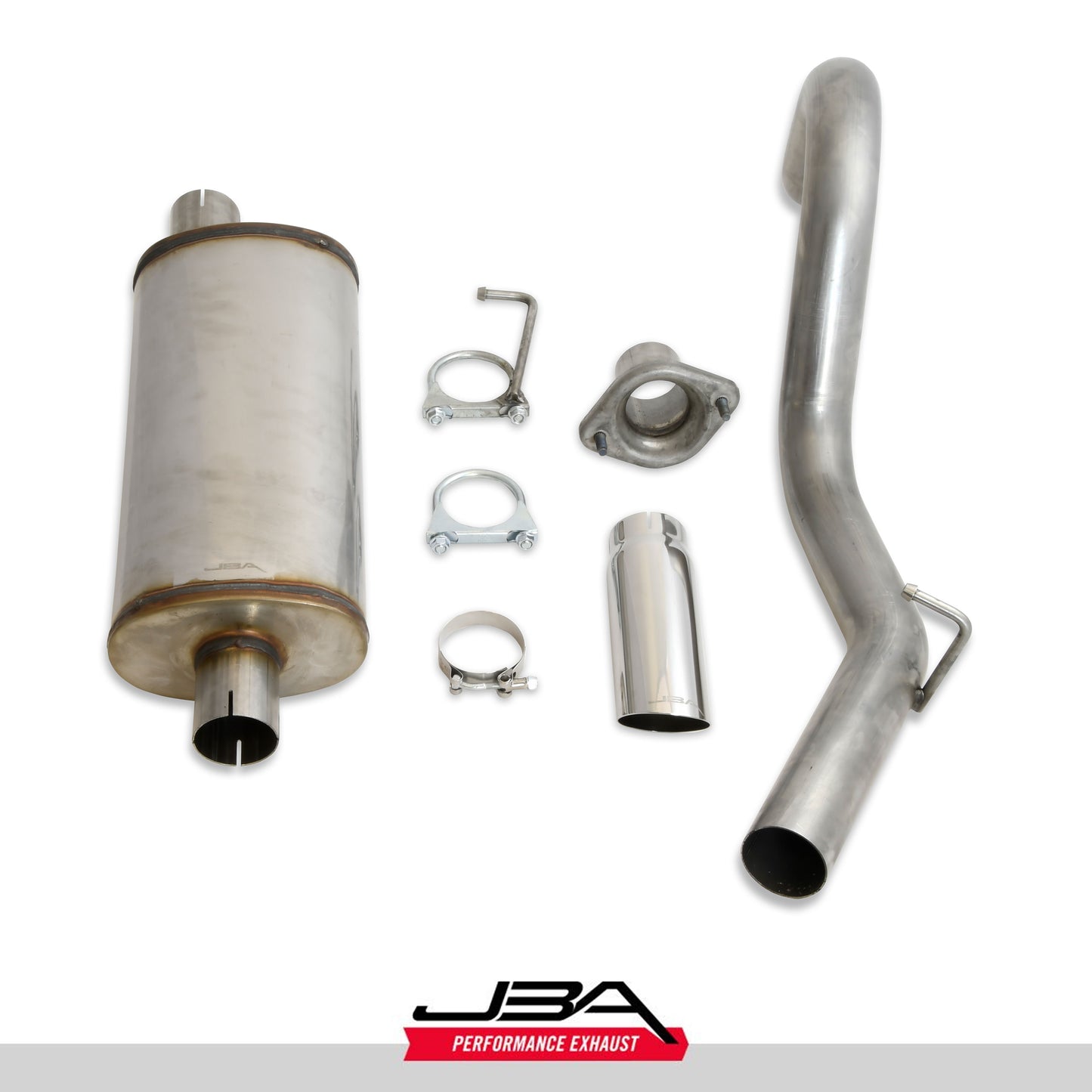 JBA Performance Exhaust 30-1501 Stainless Steel Exhaust System 00-06 Jeep  Wrangler TJ