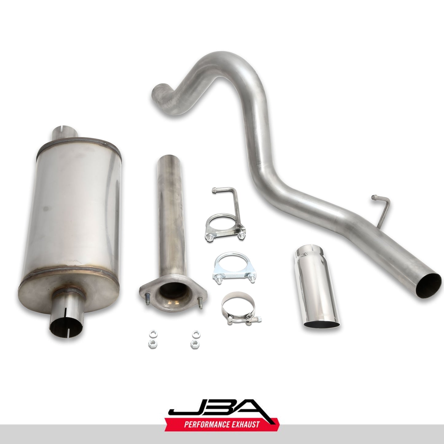 JBA Performance Exhaust 30-1541 Stainless Steel Exhaust System 04-06 Jeep TJ