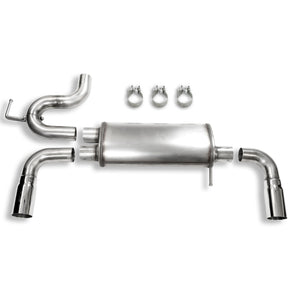 2021-22 Ford Bronco 4WD 2.5" 304 Stainless Steel Axle Back Exhaust System