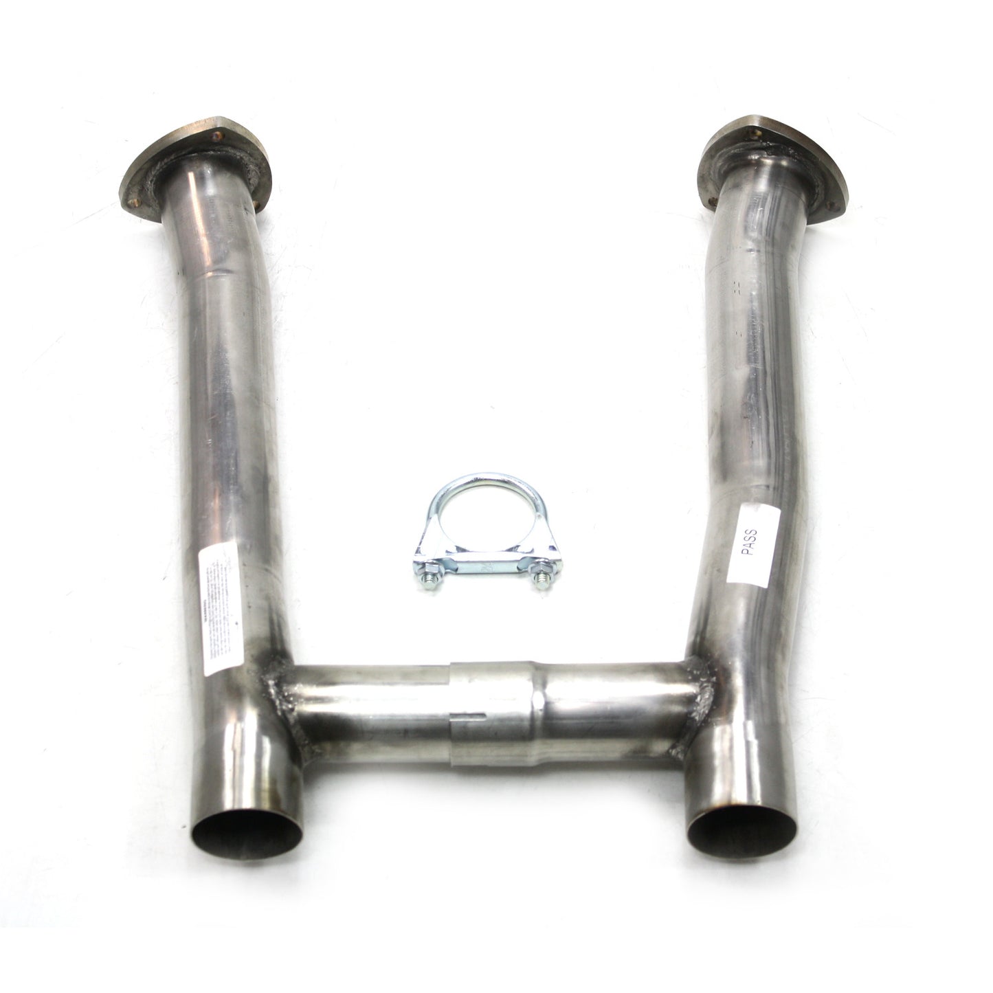 JBA Performance Exhaust 36611SH  2.5" "304 Series" Stainless Steel Mid-Pipe 65-73 Mustang H-Pipe for use with 6611S Long Tube Headers