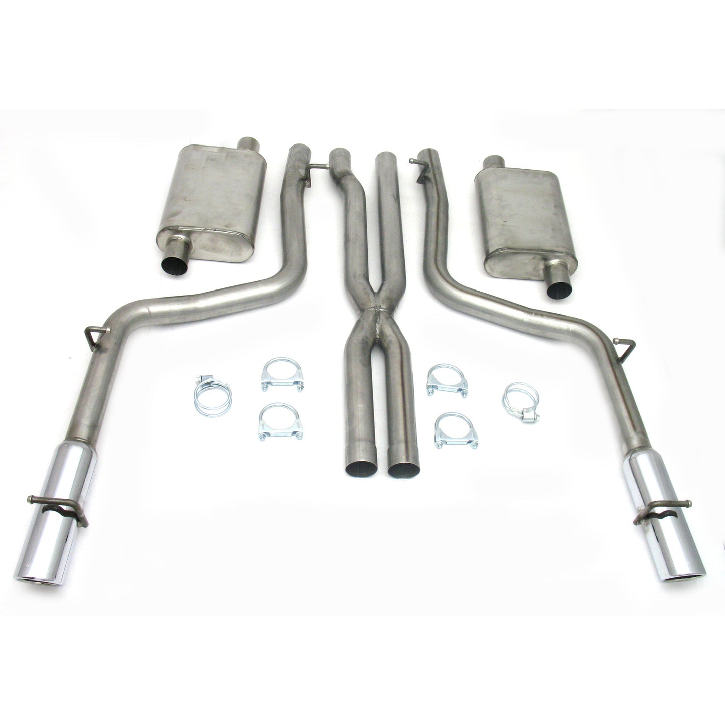 JBA Performance Exhaust 40-1600 2.5" Stainless Steel Exhaust System 05-10 Dodge Charger/Magnum/300C