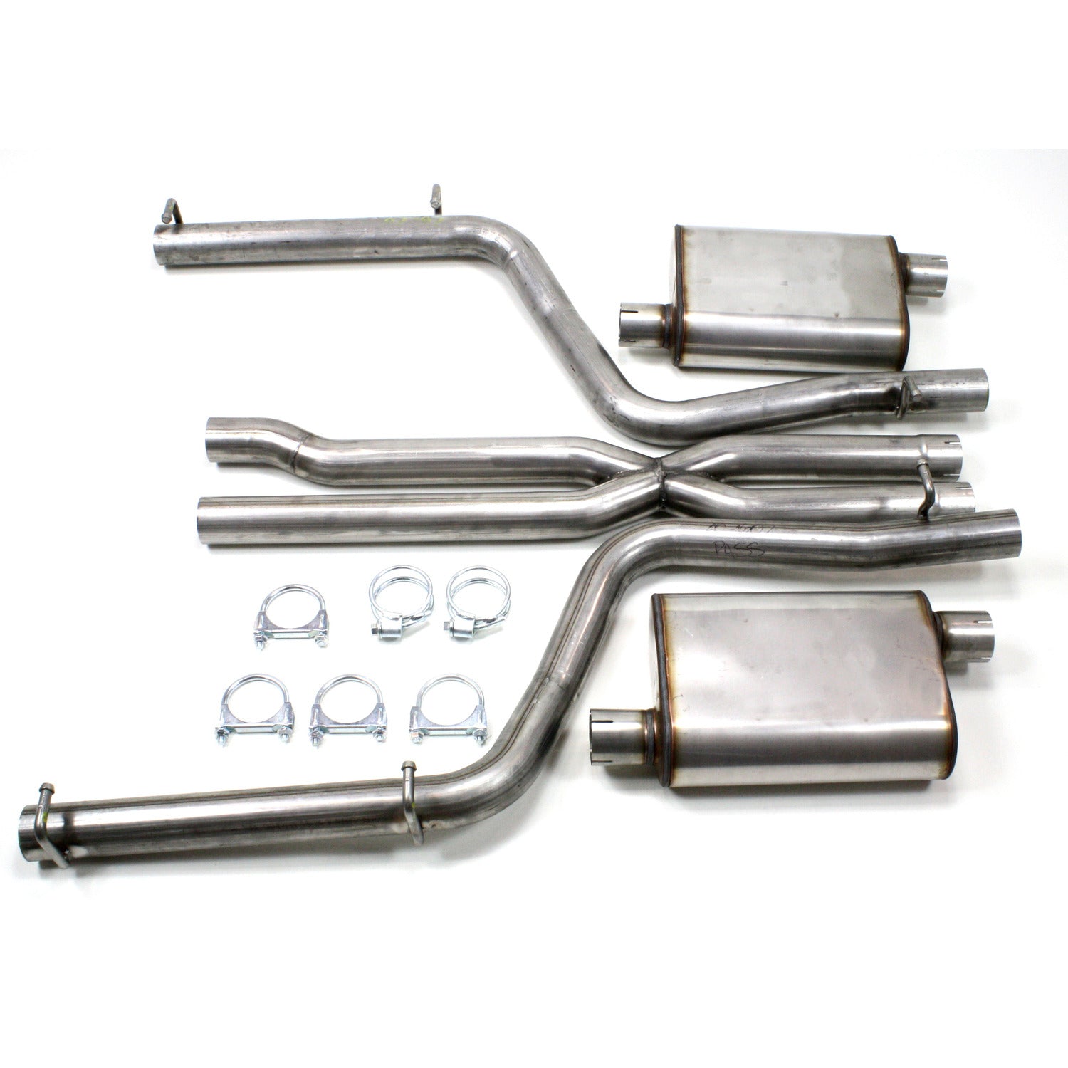 JBA Performance Exhaust 40-1602 2.5" Stainless Steel Exhaust System 2011-14 Dodge Charger & 300C 5.7L