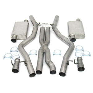 2008-14 Dodge Challenger Dual Exhaust 6.1L/6.4L SRT8 3" Stainless Steel Exhaust System