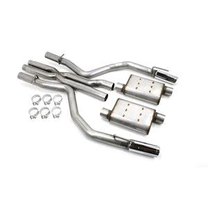 2015-20 Dodge Charger SRT8/Hellcat 6.2L/6.4L 3" Stainless Steel Exhaust System with 3 1/2" Rolled Tips