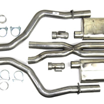 JBA Performance Exhaust 40-1671 3" Stainless Steel Exhaust System 2015-2020 Dodge Challenger SRT8/Hellcat Dual Exhaust 6.2/6.4L