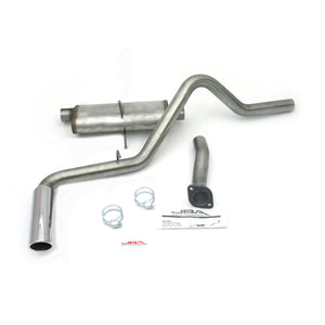 1998-11 Ranger Regular Cab Short Bed 2.5" Stainless Steel Exhaust System