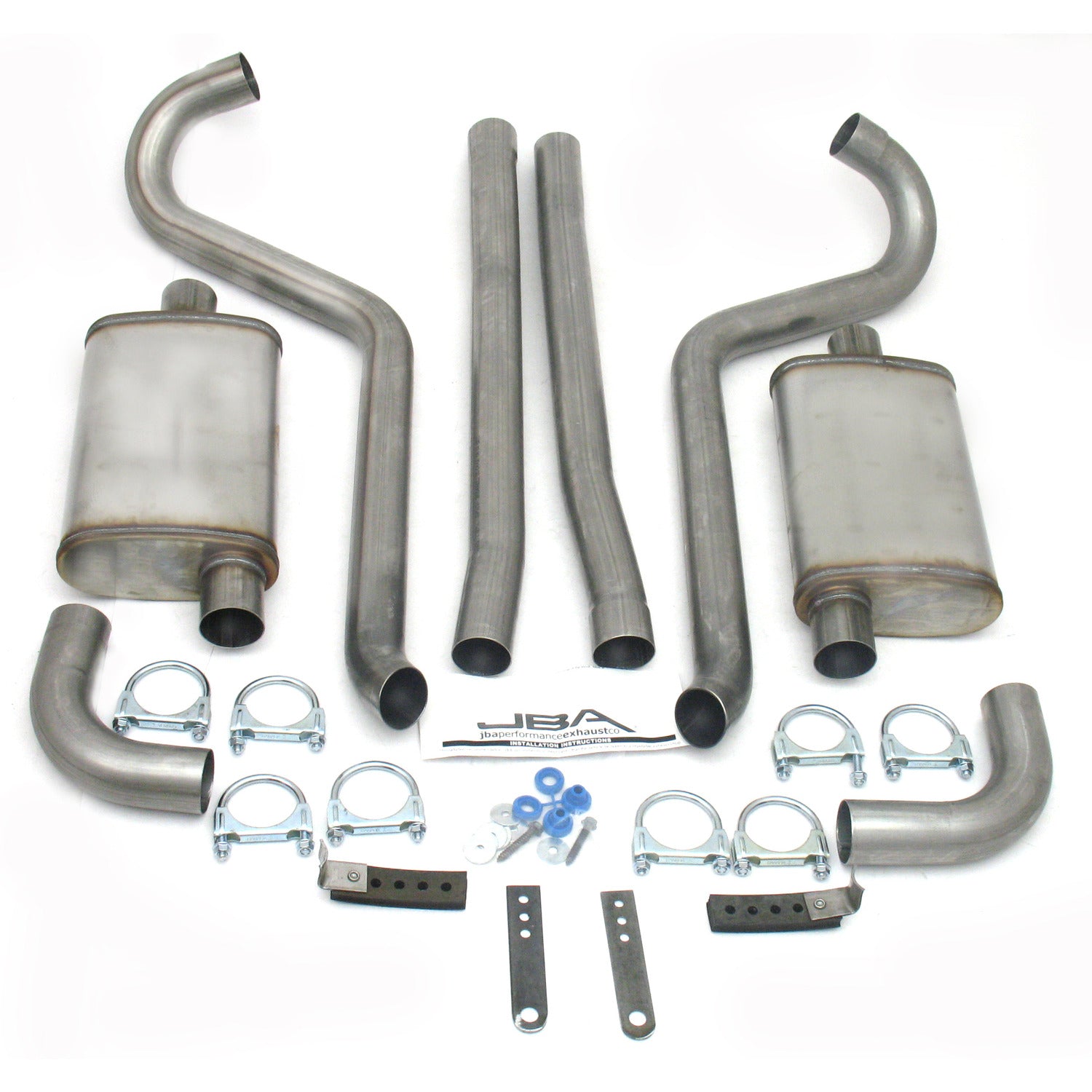 JBA Performance Exhaust 40-2650 2.5" Stainless Steel Exhaust System 65-70 Mustang Exhaust