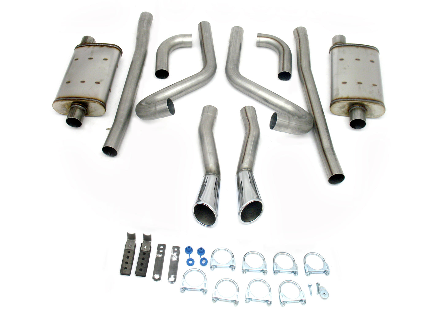 JBA Performance Exhaust 40-2653 2.5" Stainless Steel Exhaust System 65-66 2-1/2" Mustang GT