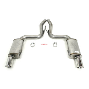 2015-17 Mustang 5.0 2 1/2" to 3" Stainless Steel Axle Back Exhaust System with 4" Double Wall Tips