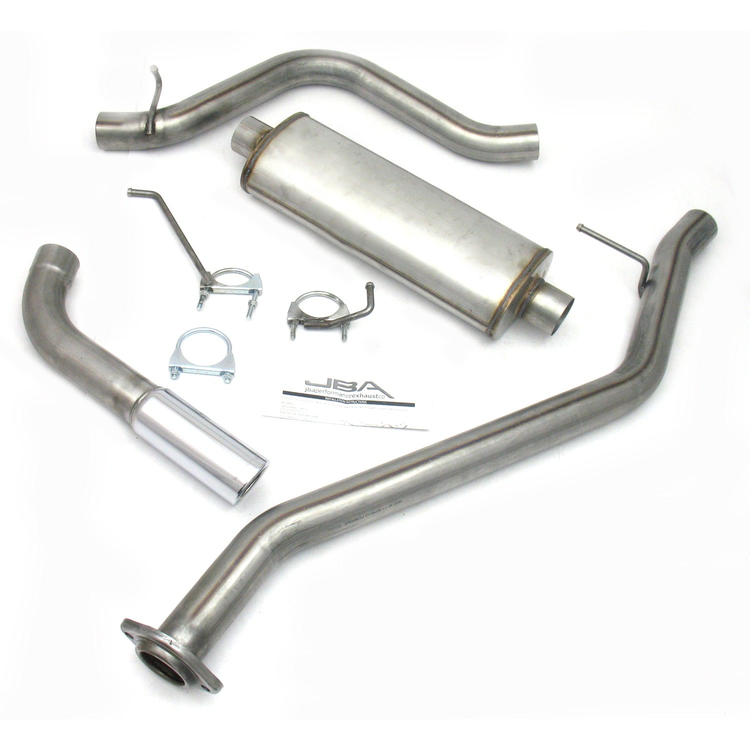 JBA Performance Exhaust 40-3009 3" Stainless Steel Exhaust System 99-06 GM Silverado Extended Cab Short Bed