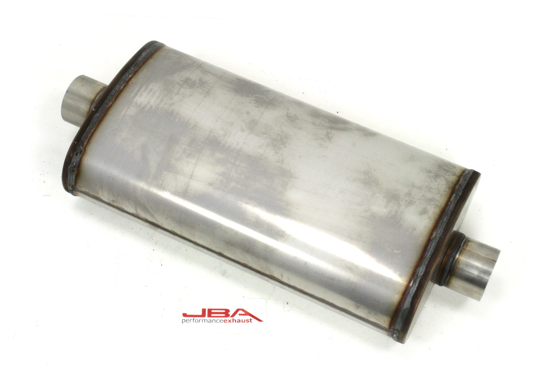 JBA Performance Exhaust 40-302201 "Universal" Dual core 304SS Muffler 22"X11"X6" 3" Inlet Diameter