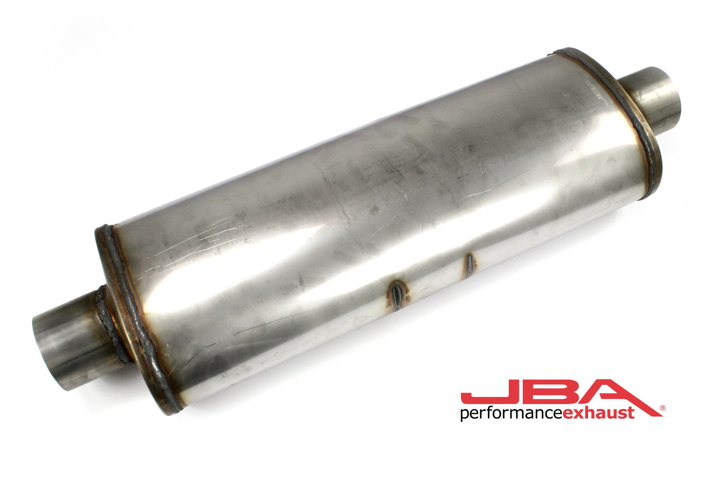 JBA Performance Exhaust 40-302202 "Universal" Chambered 304SS Muffler 22"X8"X5" 3" Center/Center