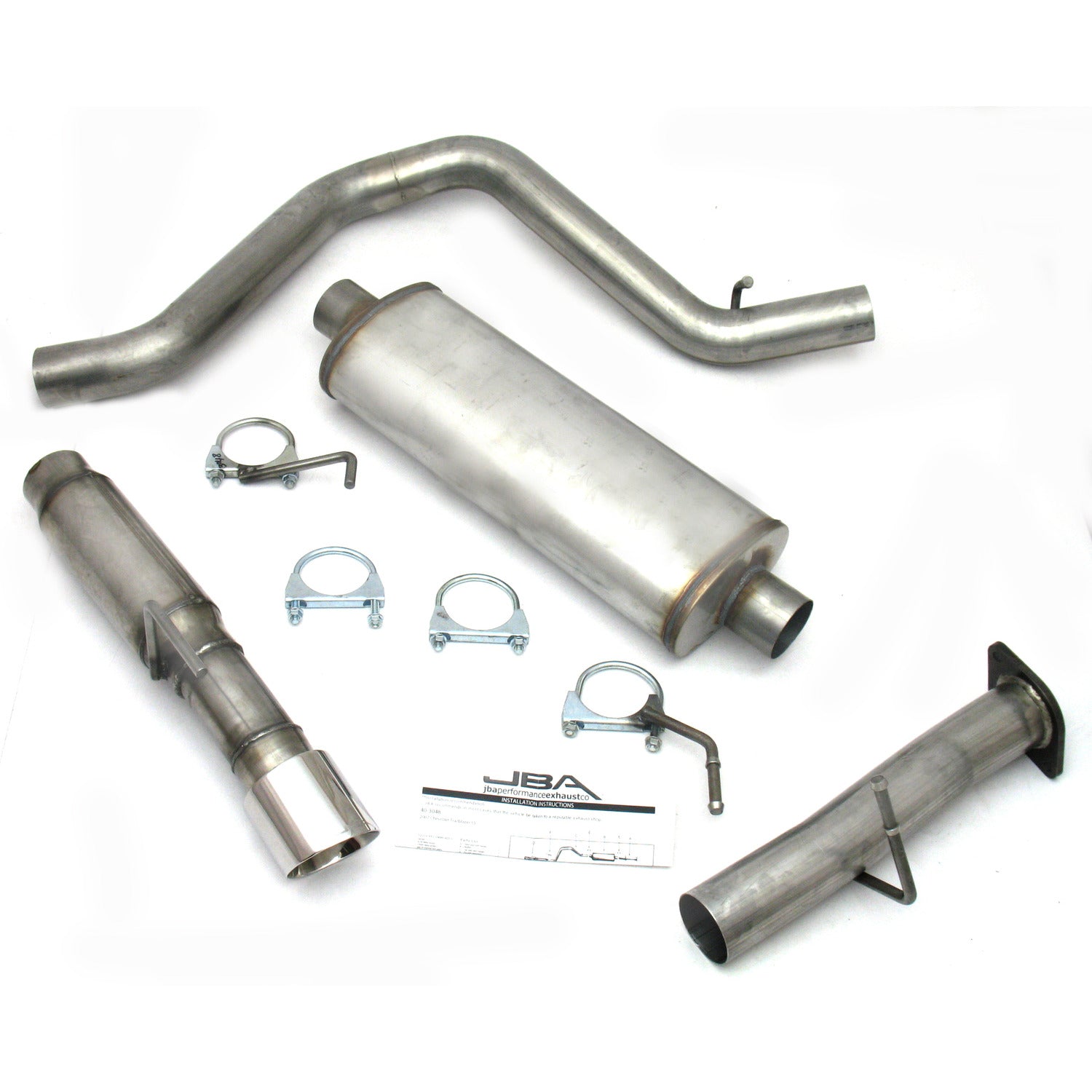 JBA Performance Exhaust 40-3048 3" Stainless Steel Exhaust System 06-09 Trailblazer SS