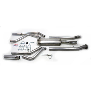 2005-17 Chevy Silverado/GMC/Sierra Reg Cab, Ext Cab, Crew Cab/Short Bed 4.3L/4.8L/5.3L 3-2 1/2" Stainless Steel Exhaust System
