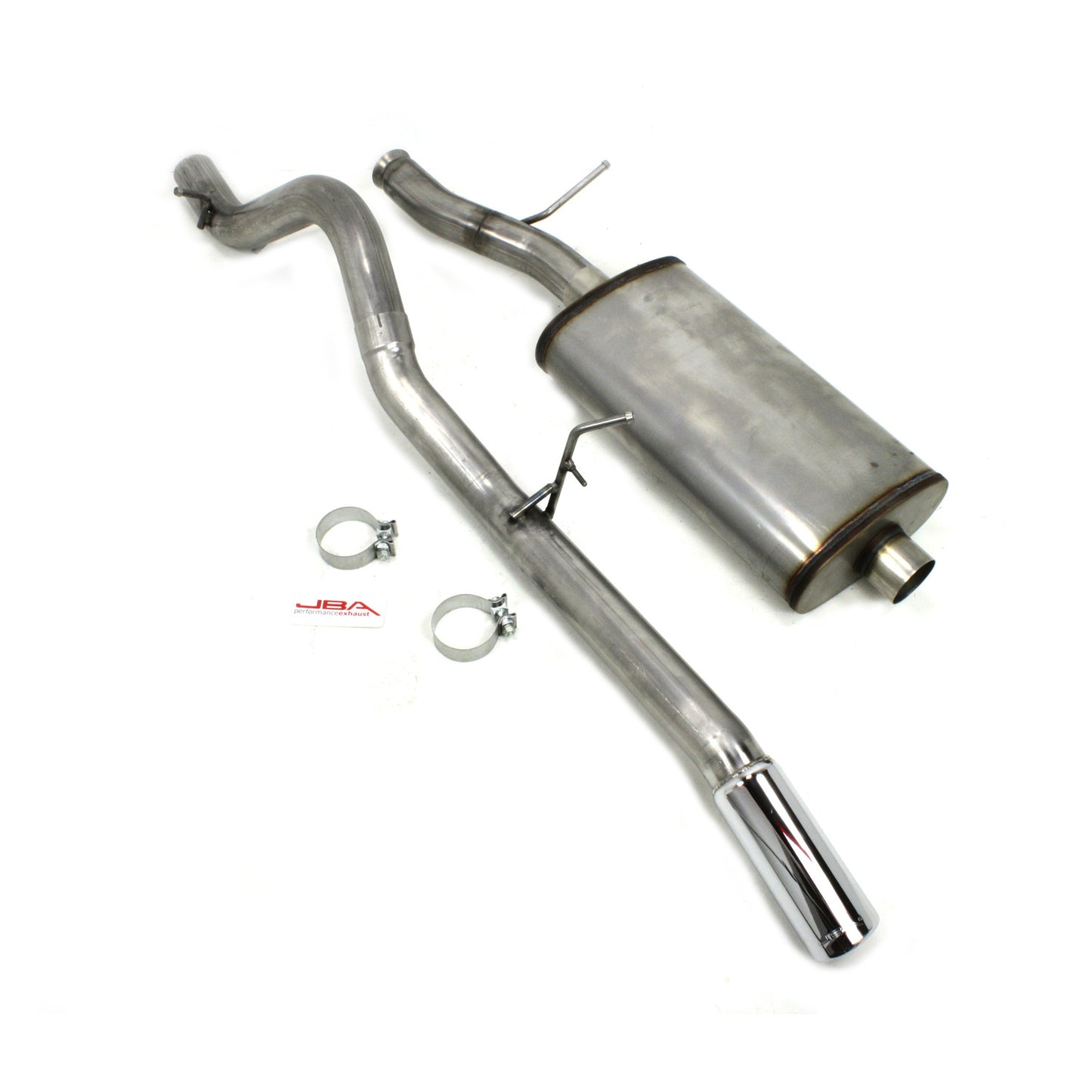 JBA Performance Exhaust 40-3052 3" Stainless Steel Exhaust System 2015-19 Chevrolet Yukon/Tahoe 5.3/6.2L DFI Cat Back Single exit 3 1/2" SS304 Tip
