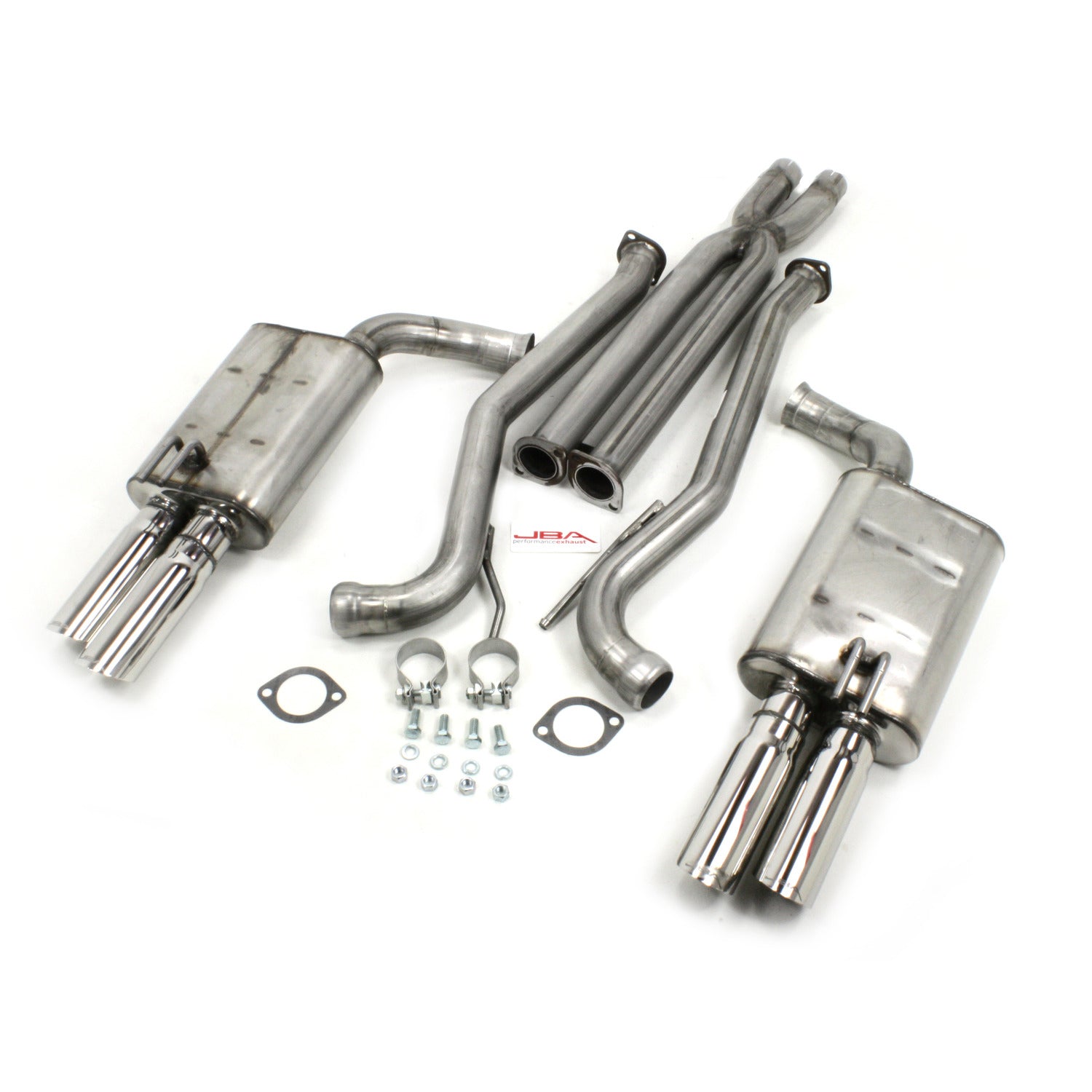 JBA Performance Exhaust 40-3118 2.5" Stainless Steel Exhaust System 2014-2017 Chevy SS Cat Back Exhaust