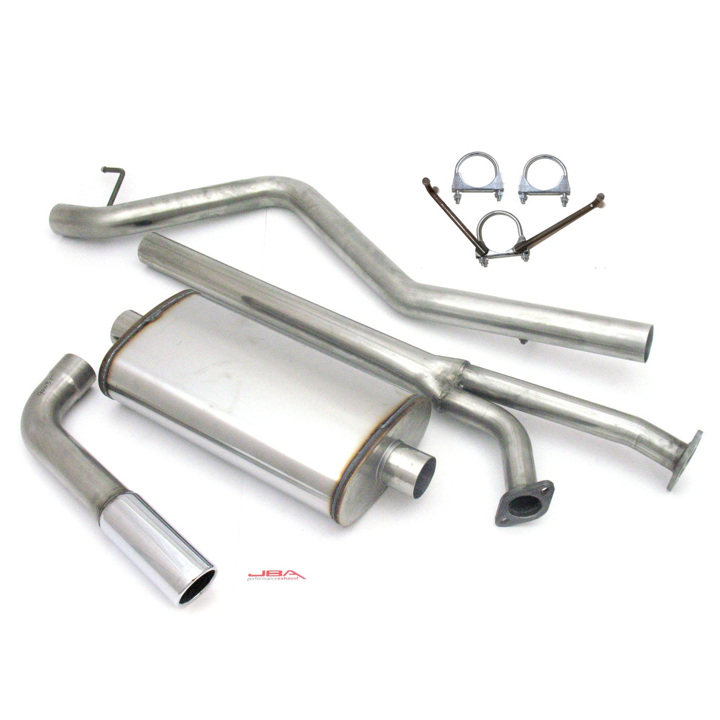 JBA Performance Exhaust 40-9003 3" Stainless Steel Exhaust System 07-09 Tundra 4.7/5.7L Universal Single Side Swept Exit