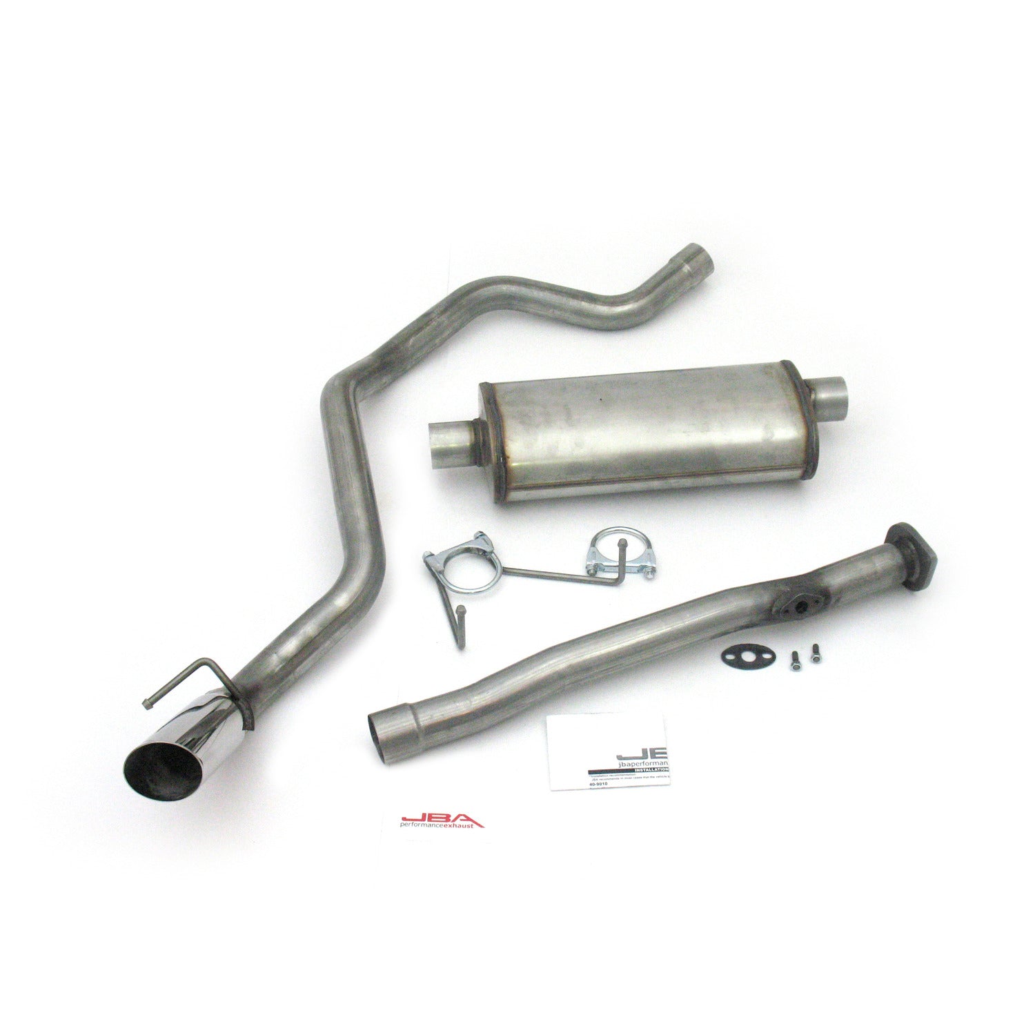 JBA Performance Exhaust 40-9010 2 1/4" Stainless Steel Exhaust System 96-98 4Runner 2.7/3.4L 2/4 Wheel Drive