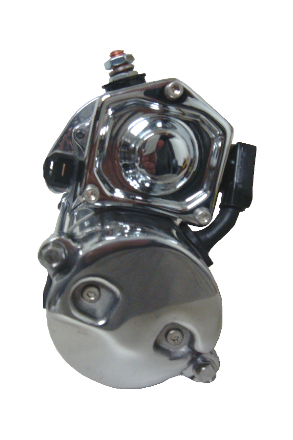 Spyke 400115 - Polished 1.4 kW Starter for 89-93 Big Twin Harley&reg; Models (Except FLT)