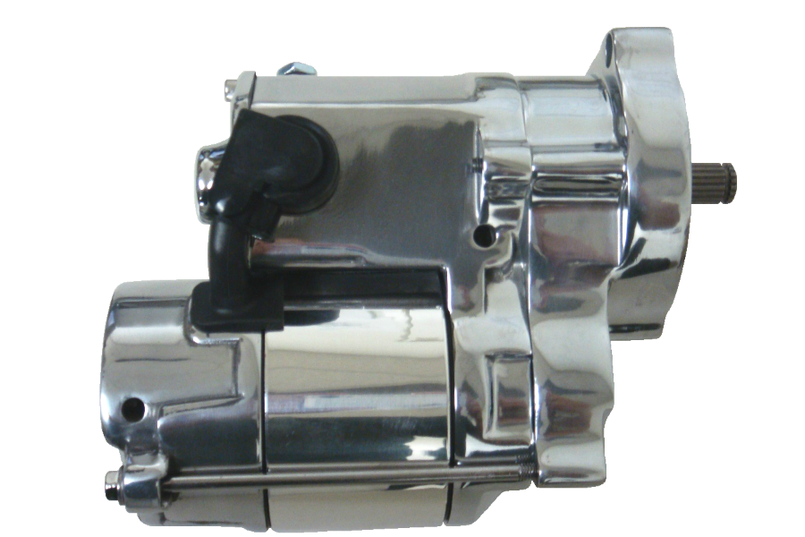 Spyke 400115 - Polished 1.4 kW Starter for 89-93 Big Twin Harley&reg; Models (Except FLT)