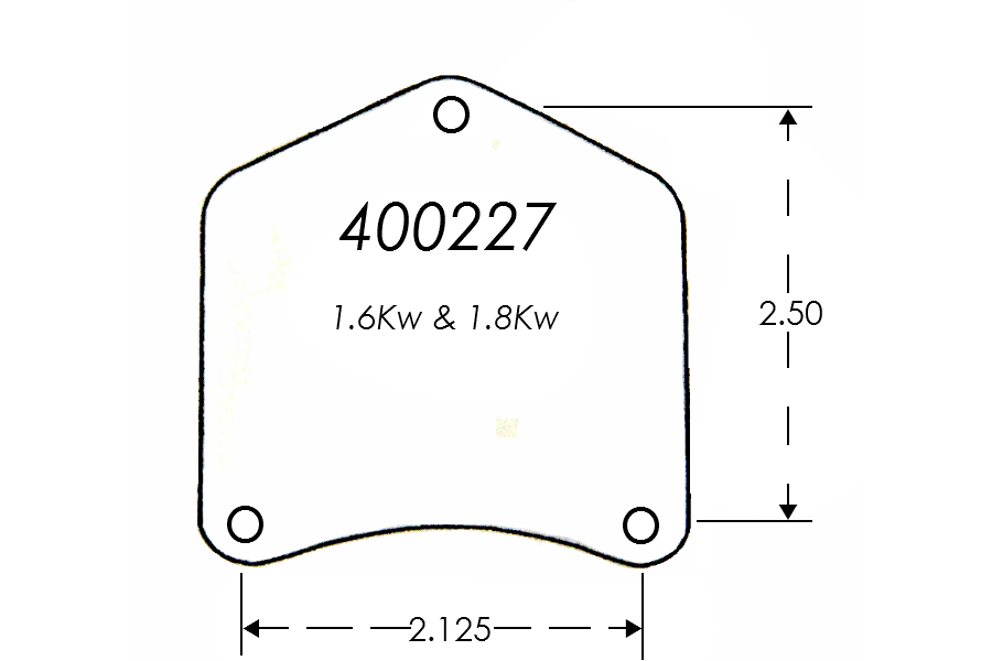 Spyke 400227 - Chrome Push Button Kit for 1.6/1.8 kW Starters