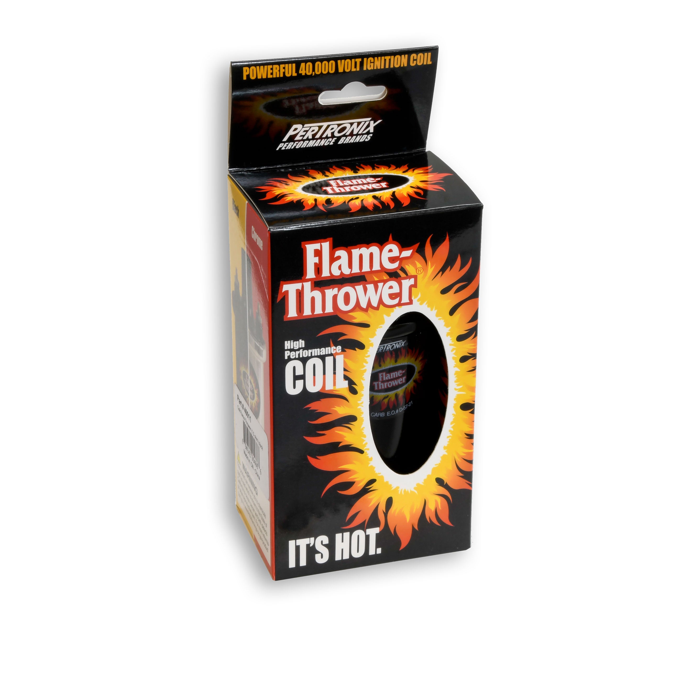 PerTronix 40111 Flame-Thrower Coil 40,000 Volt 1.5 Ohm Black Epoxy ...