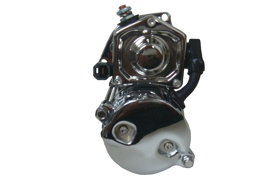 Spyke 401216 - Chrome 1.4 kW Starter for 89-93 Big Twin EVO FL Harley&reg; Models