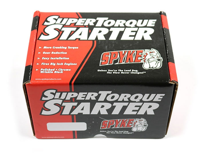 Spyke 404410 - Black 1.4 kW Starter for 94-06 Big Twin Harley&reg; Models (Except 2006 Dyna)