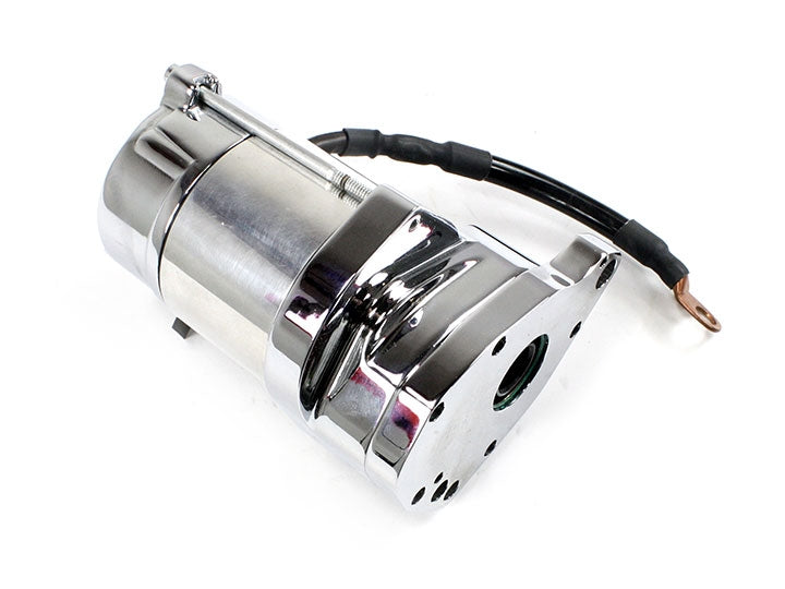 Spyke 409210 - Chrome 1.4 kW Starter for 80-84 Big Twin Rubber Mount 5-Speed Models Excluding Enclosed Rear Chain Models