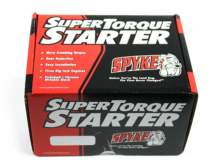 Spyke 411410 - Black 1.4 kW Starter for 65 to Early 79 Big Twin Harley&reg; Models