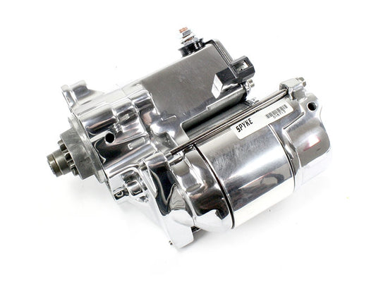 Spyke 413110 - Polished 1.4 kW Starter for 1981-2018 XL Sportster&reg; Models or 1994-2008 Buell (Except 1125R)