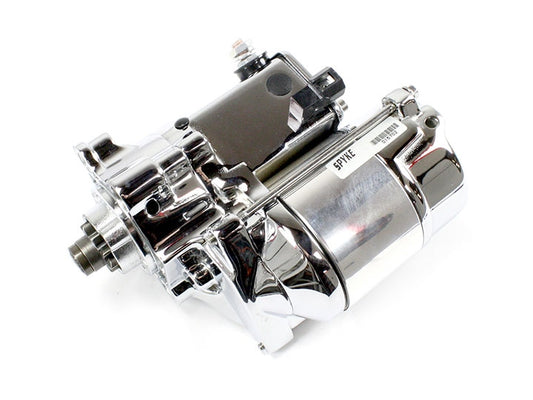Spyke 413210 - Chrome 1.4 kW Starter for 1981-2018 XL Sportster&reg; Models and 1994-2008 Buell (Except 1125R)