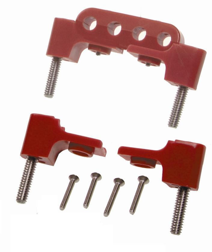 Taylor Cable 42721 Bracket, horizontal red