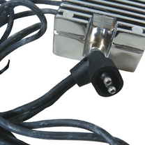 Spyke 437210 - Chrome Voltage Regulator for 89-99 Big Twin Harley&reg; Models with 32 Amp Charging System (Except Twin Cam)